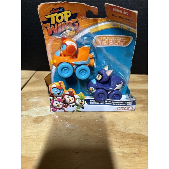 NIB Nick Jr Top Wing Racers - SWIFT and BADDY Racers - Playskool Hasbro - Picture 2 of 5